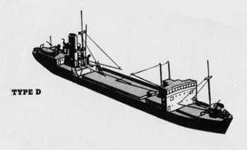 Diagram of 1D class cargo ship