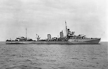 Photograph of Achates. an Acasta or "A" class destroyer