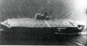 Photograph of Akitsu Maru-class landing ship with flight deck