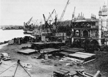 Photograph of docks at Calcutta