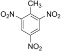 Structural formula of TNT