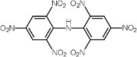 Structural formula of
                hexanitrodiphenylamine