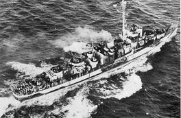 Photograph of Evarts-class destroyer escort