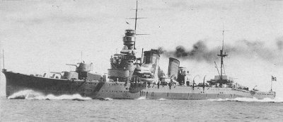 Photograph of Furutaka-class heavy cruiser