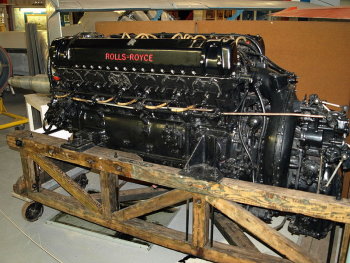 Photograph of Griffon aircraft engine