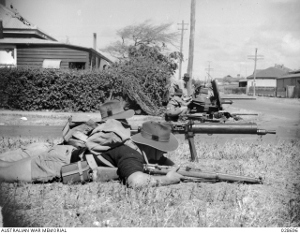 Militia troops on exercise in Geraldton