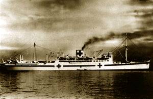 Photograph of Hikawa Maru as hospital ship
