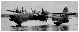 Photograph of an Emily flying boat on the water