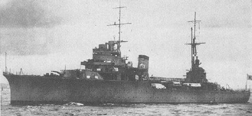 Photograph of Katori-class cruiser