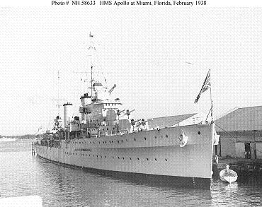 Photograph of Leander-class cruiser