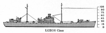 Photograph of Luzon class internal combustion engine repair ship