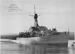 Photograph of a Loch-class frigate