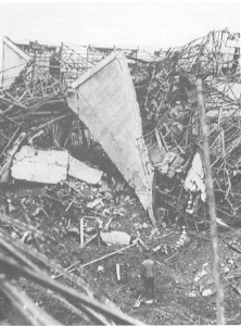 Photograph of Musashino plant damage
