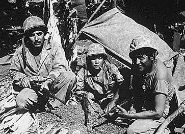 Photograph of Navajo code talkers