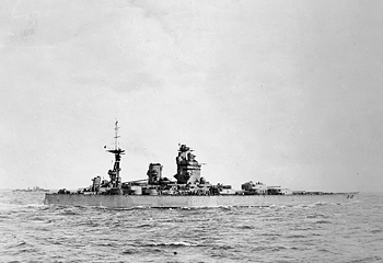 Photograph of Nelson-class battleship