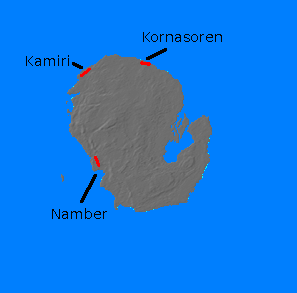 Digital relief map of Noemfoor
