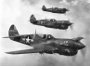 Photograph of P-40s of 24 Fighter Squadron