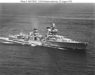 Photograph
                  of Portland-class cruiser