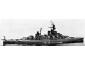Profile view of Pennsylvania-class battleship