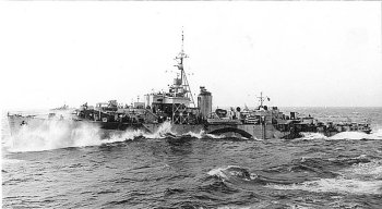 Photograph of a River-class frigate