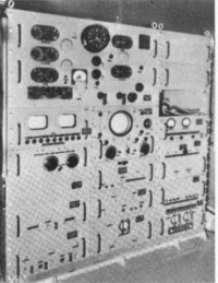 Photograph of SM radar console