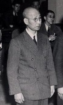 Photograph of Sawada Shigeru on trial
