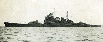 Photograph of Takao-class heavy cruiser