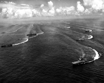 Photograph of carrier task force
