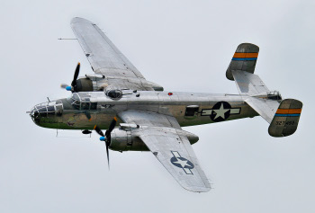 Photograph of restored B-25 Mitchell