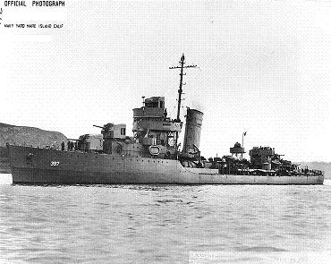 Photograph of Benham-class destroyer