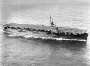 Starboard view of Casablanca-class escort carrier