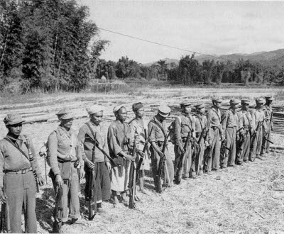 Photograph of Kachin guerrillas