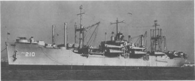 Photograph of USS Telfair, a Haskell-class attack transport