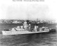 Oblique view of Mahan-class destroyer