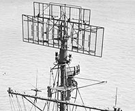 Photograph of SC-2 radar antenna