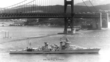 Photograph of Golden Gate with San Francisco in the background