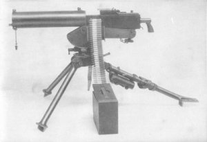 Photograph of watercooled 0.30
              Browning machine gun