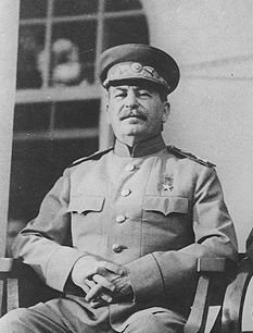 Photograph of Stalin at the Teheran Conference