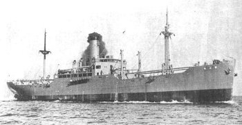Photograph of repair ship Urakami Maru prior to conversion